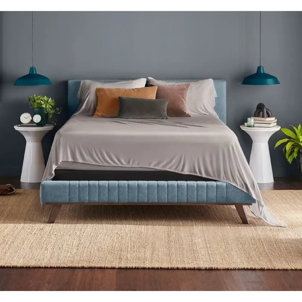 $150 Tempur-Pedic TEMPUR NWT-Rayon from Bamboo Jersey Sheet Set Twin Grey NIB
